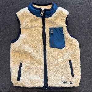 Gap toddler cream Sherpa Vest - 2T